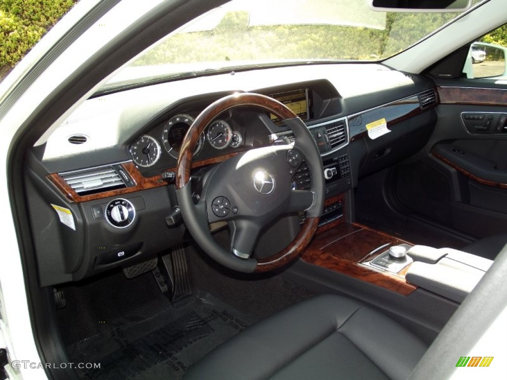 2012 Mercedes-Benz E 350 Sedan Black Dashboard Photo #56902378