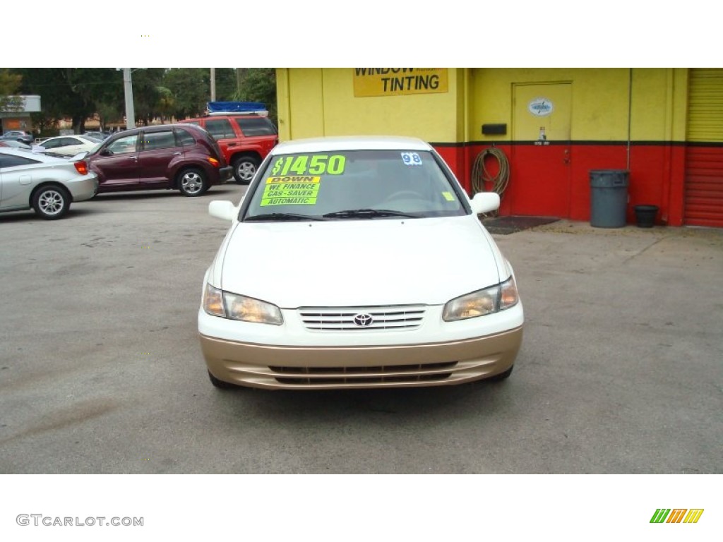 Super White Toyota Camry