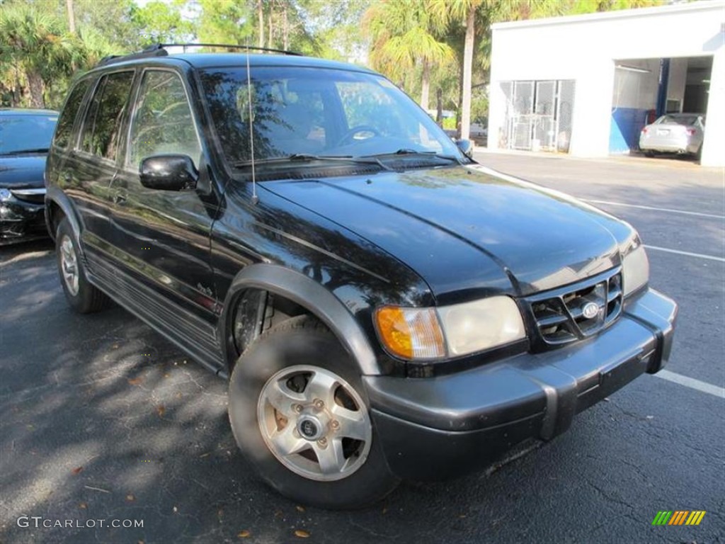 2001 Sportage 4x4 - Black / Gray photo #1