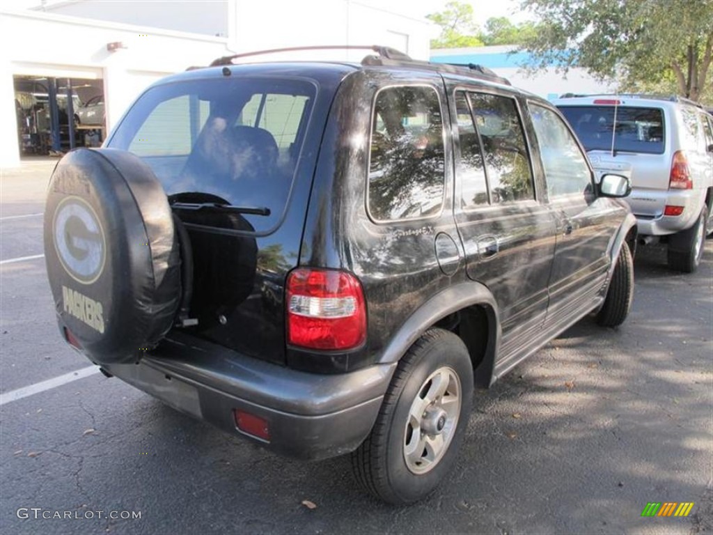 2001 Sportage 4x4 - Black / Gray photo #2