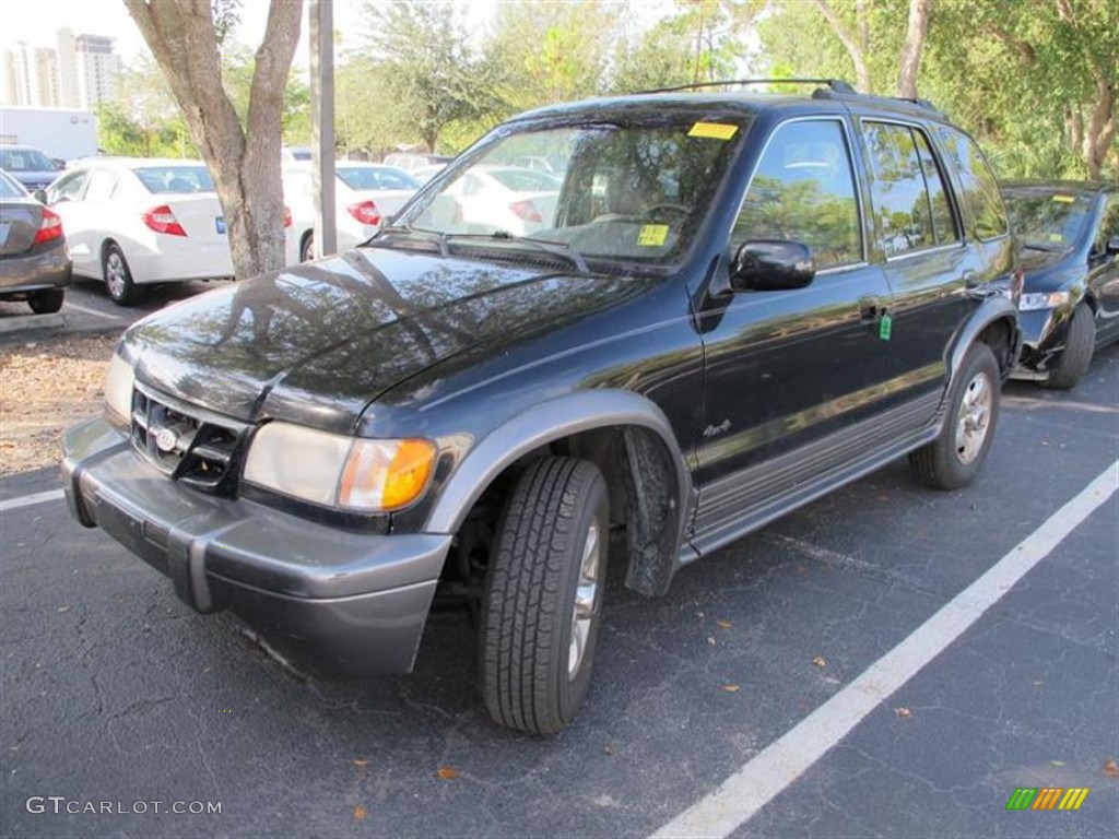 2001 Sportage 4x4 - Black / Gray photo #4