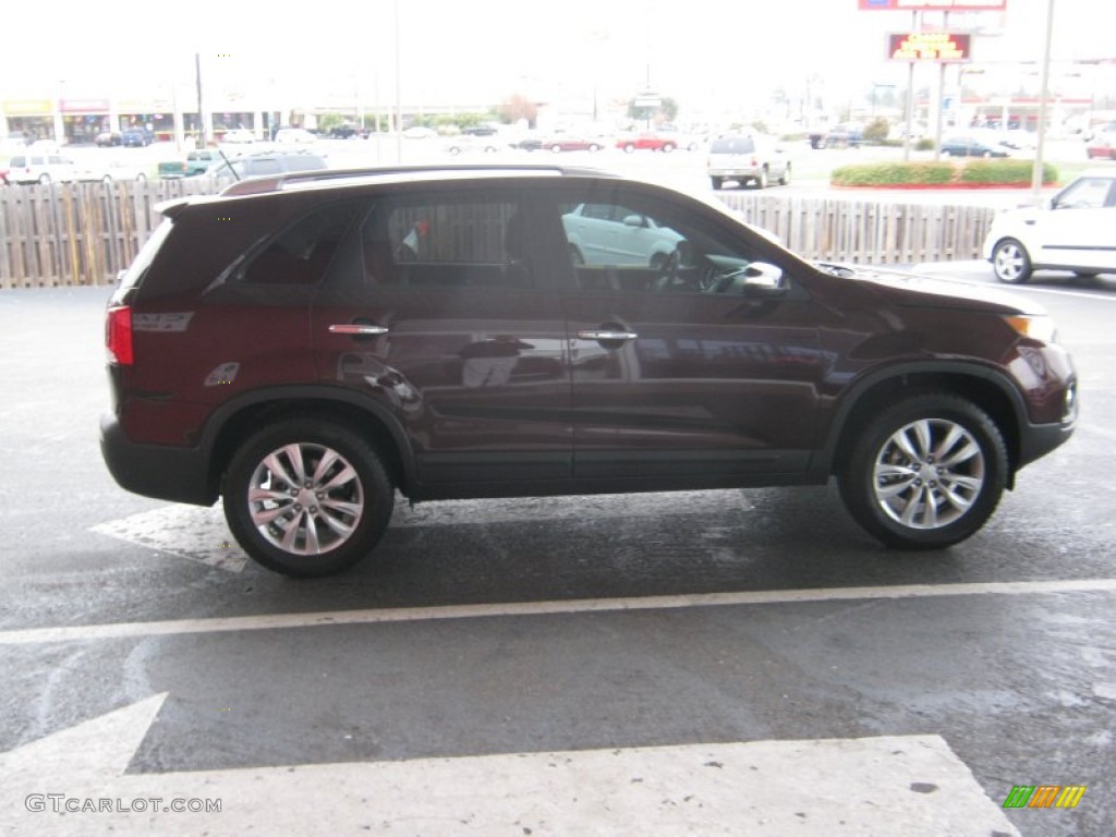 2011 Sorento EX - Dark Cherry / Gray photo #6