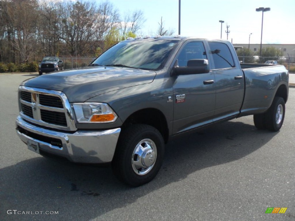 2012 Ram 3500 HD ST Crew Cab 4x4 Dually - Mineral Gray Pearl / Dark Slate/Medium Graystone photo #1