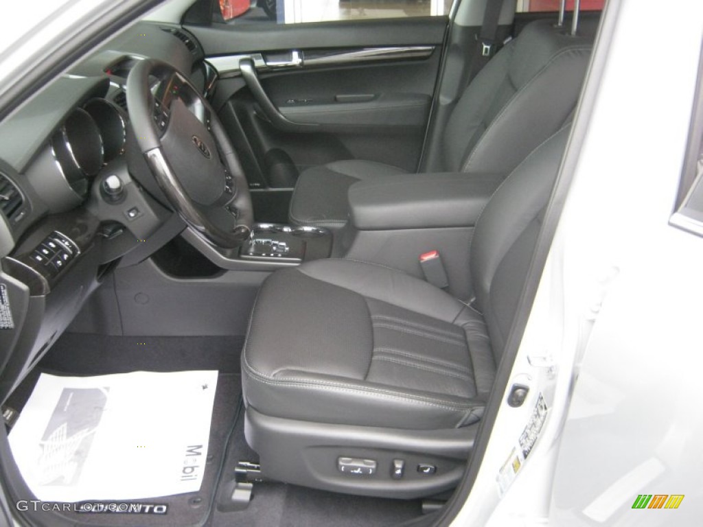 2012 Sorento EX V6 - Bright Silver / Black photo #13