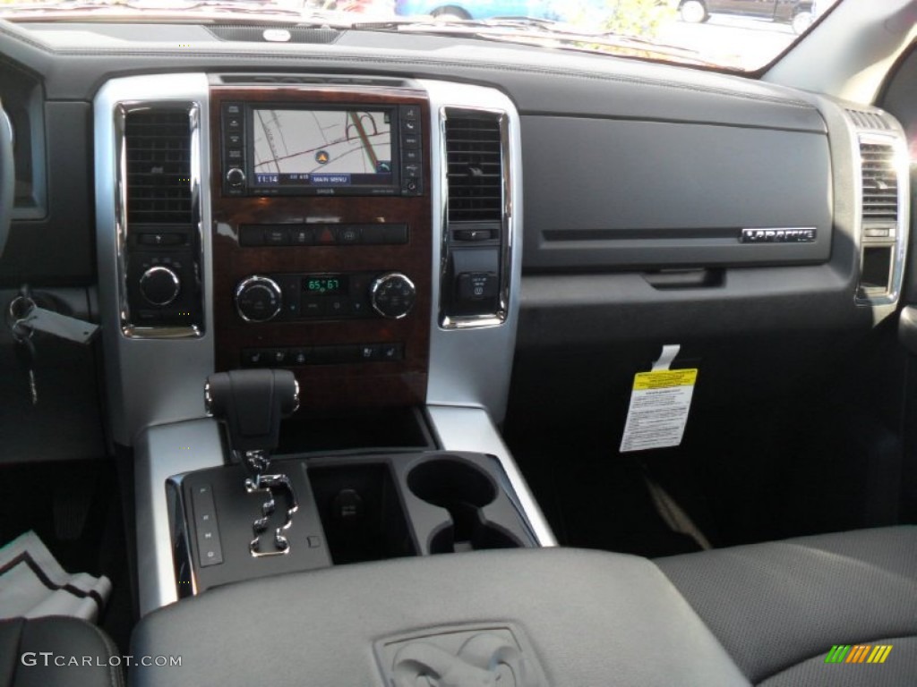 2012 Ram 1500 Laramie Crew Cab 4x4 - Mineral Gray Metallic / Dark Slate Gray photo #17