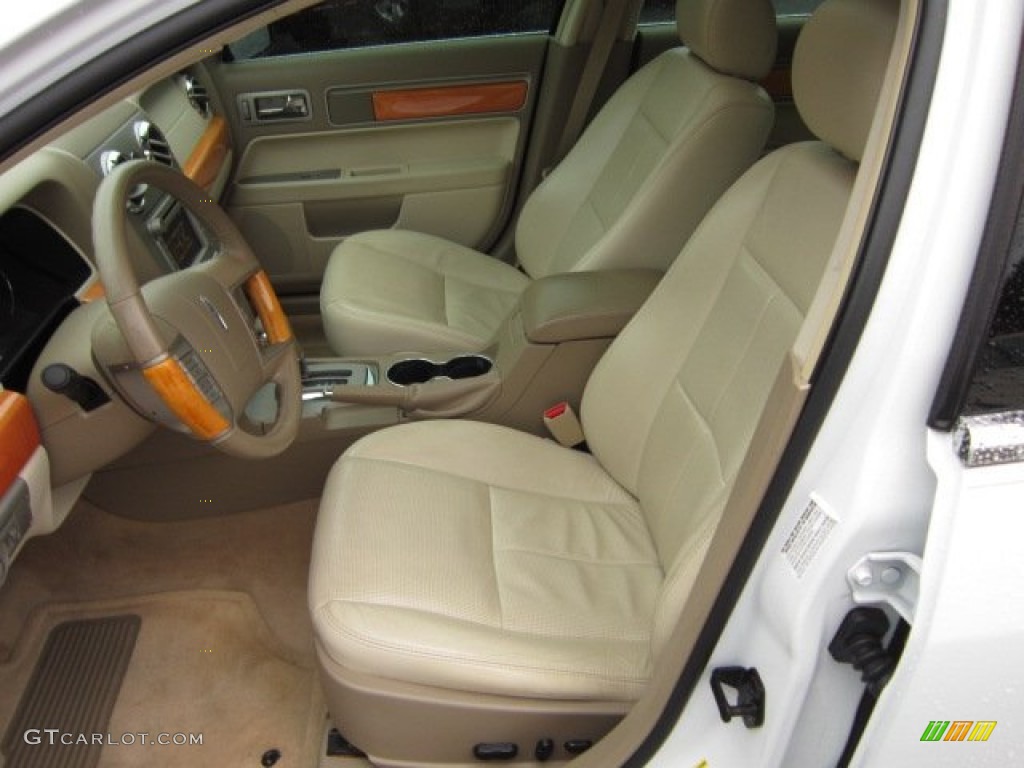 2007 MKZ AWD Sedan - Oxford White / Sand photo #11