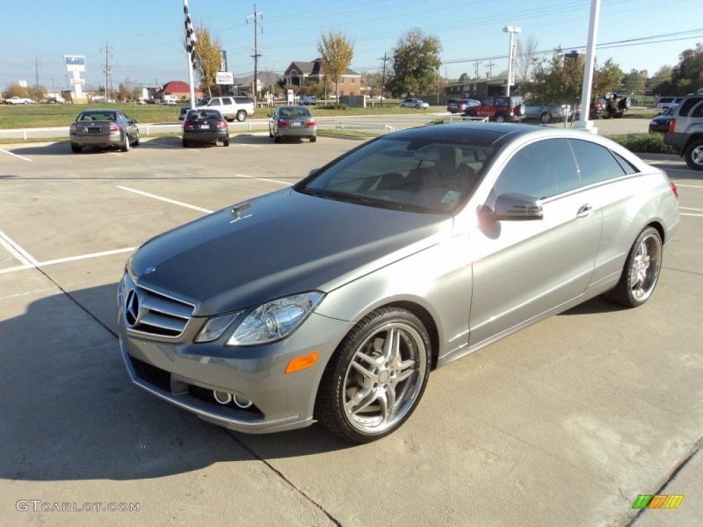 Palladium Silver Metallic 2010 Mercedes-Benz E 350 Coupe Exterior Photo #56905429