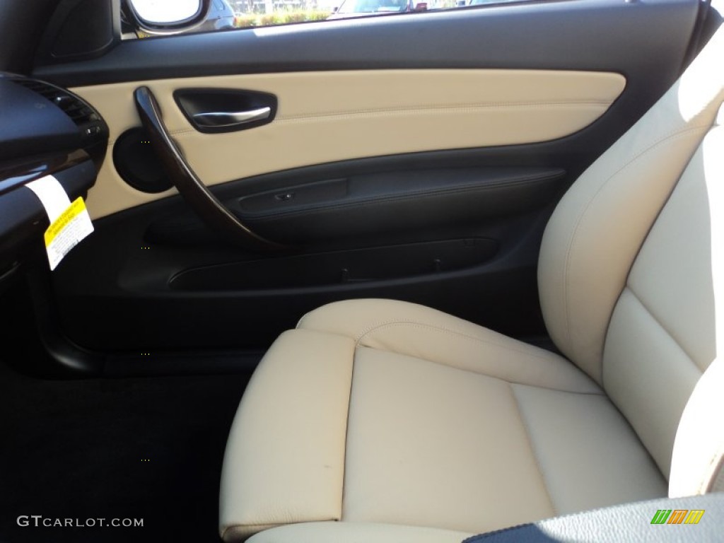 2012 1 Series 128i Convertible - Jet Black / Taupe photo #17