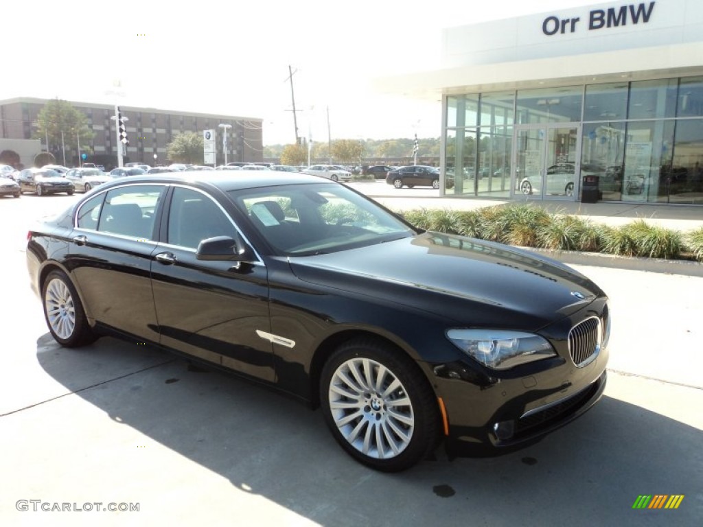 2012 7 Series 750Li Sedan - Black Sapphire Metallic / Black photo #2