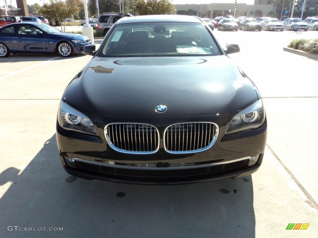 2012 7 Series 750Li Sedan - Black Sapphire Metallic / Black photo #7