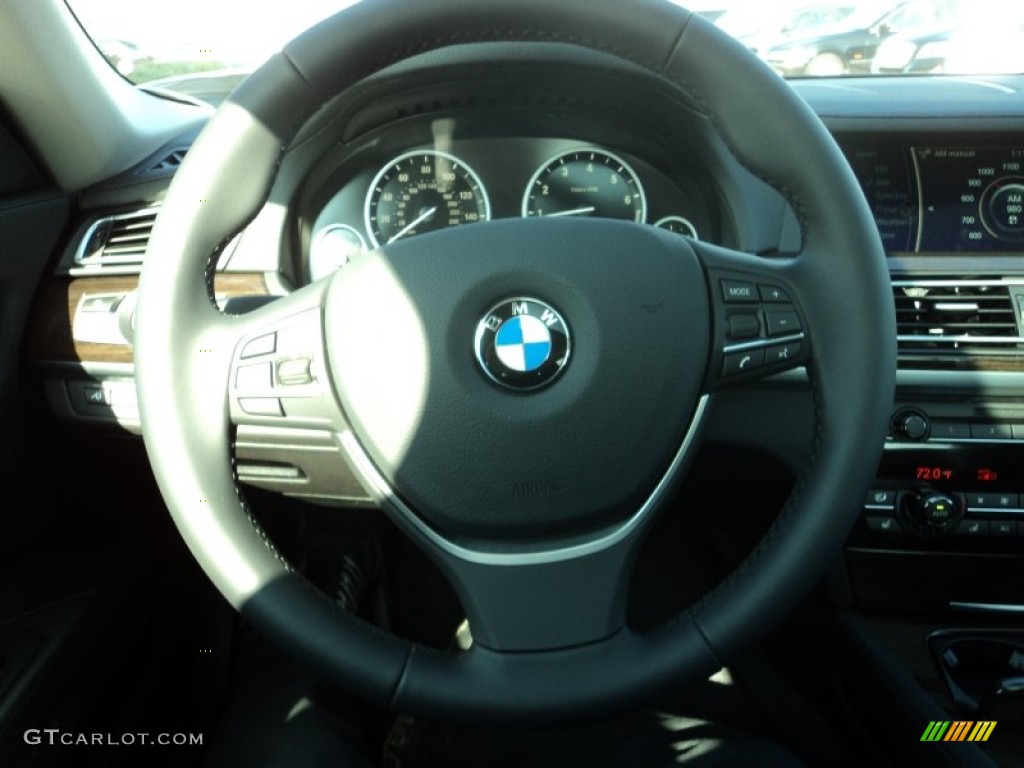 2012 7 Series 750Li Sedan - Black Sapphire Metallic / Black photo #10