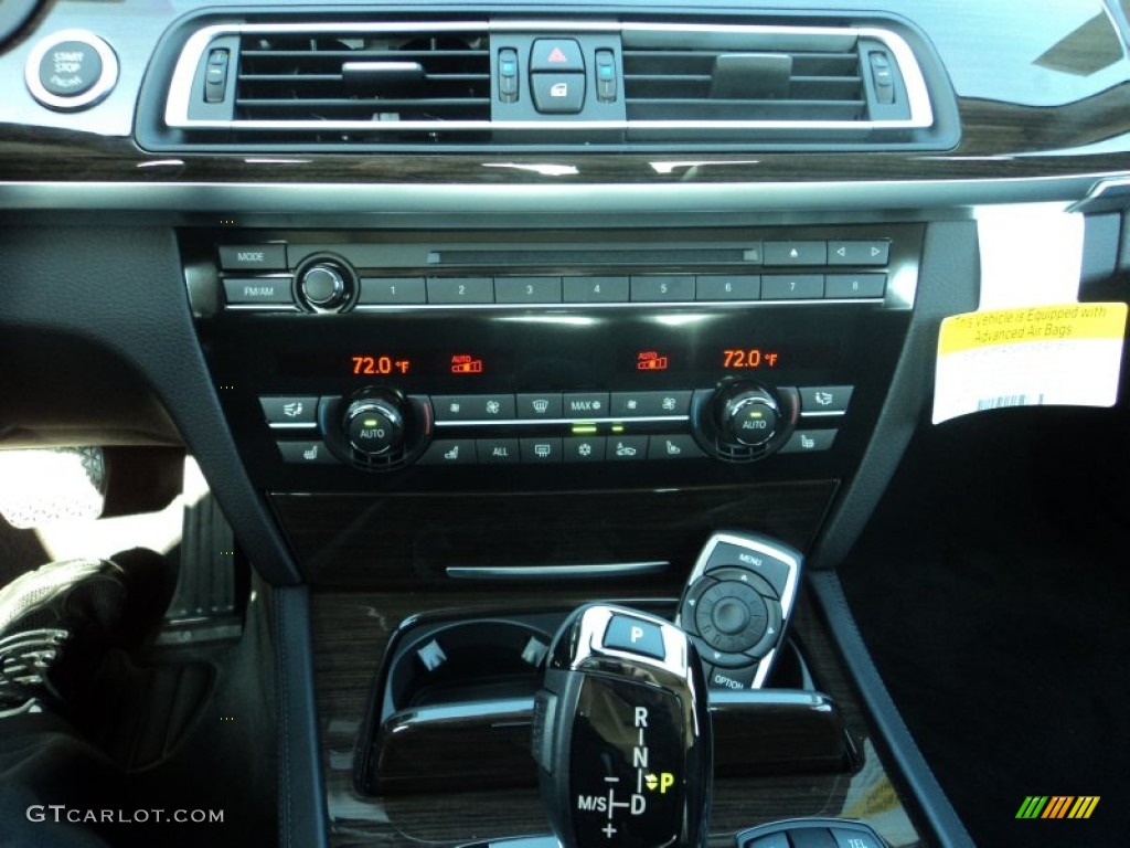 2012 7 Series 750Li Sedan - Black Sapphire Metallic / Black photo #14