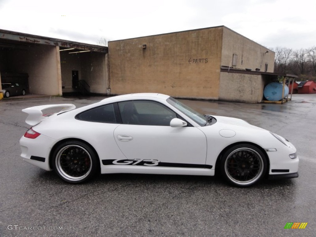 2007 911 GT3 - Carrara White / Black w/Alcantara photo #7