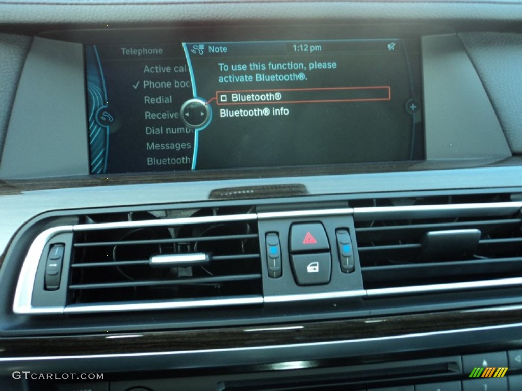 2012 7 Series 750Li Sedan - Black Sapphire Metallic / Black photo #19