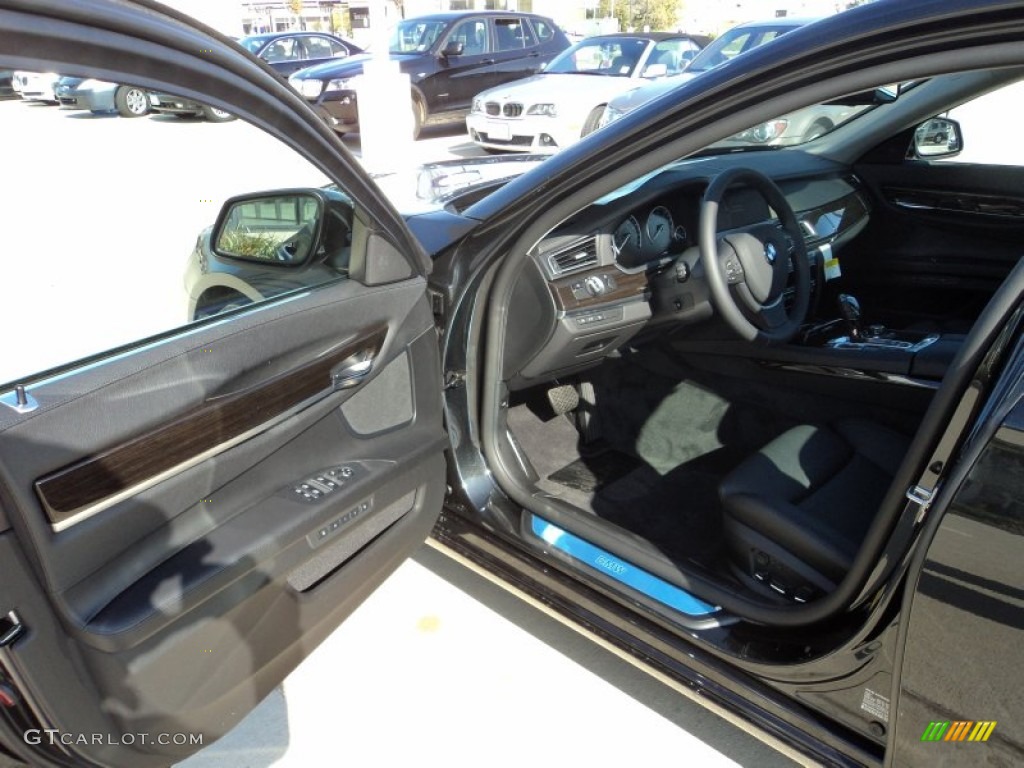 2012 7 Series 750Li Sedan - Black Sapphire Metallic / Black photo #20