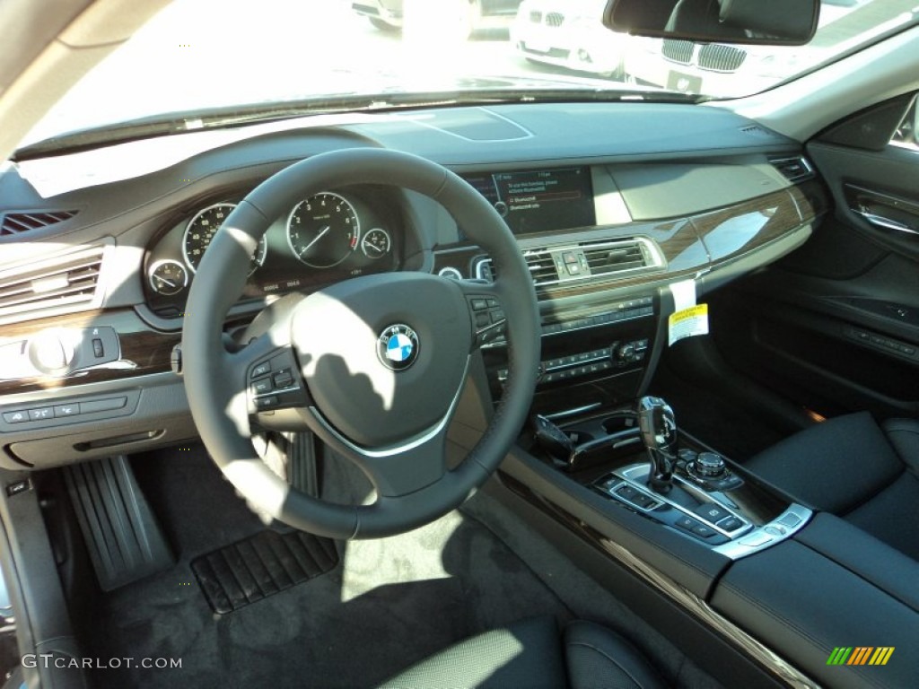 2012 7 Series 750Li Sedan - Black Sapphire Metallic / Black photo #23