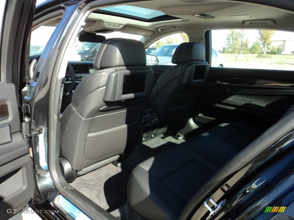 2012 7 Series 750Li Sedan - Black Sapphire Metallic / Black photo #26