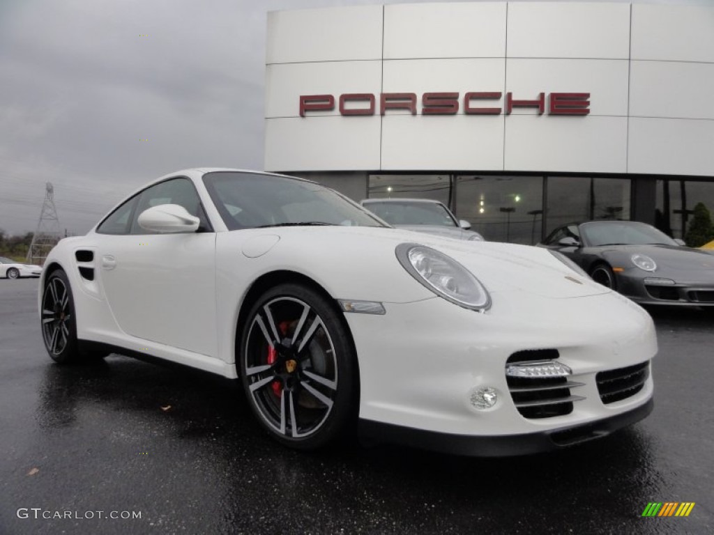 2012 911 Turbo Coupe - Carrara White / Black photo #5