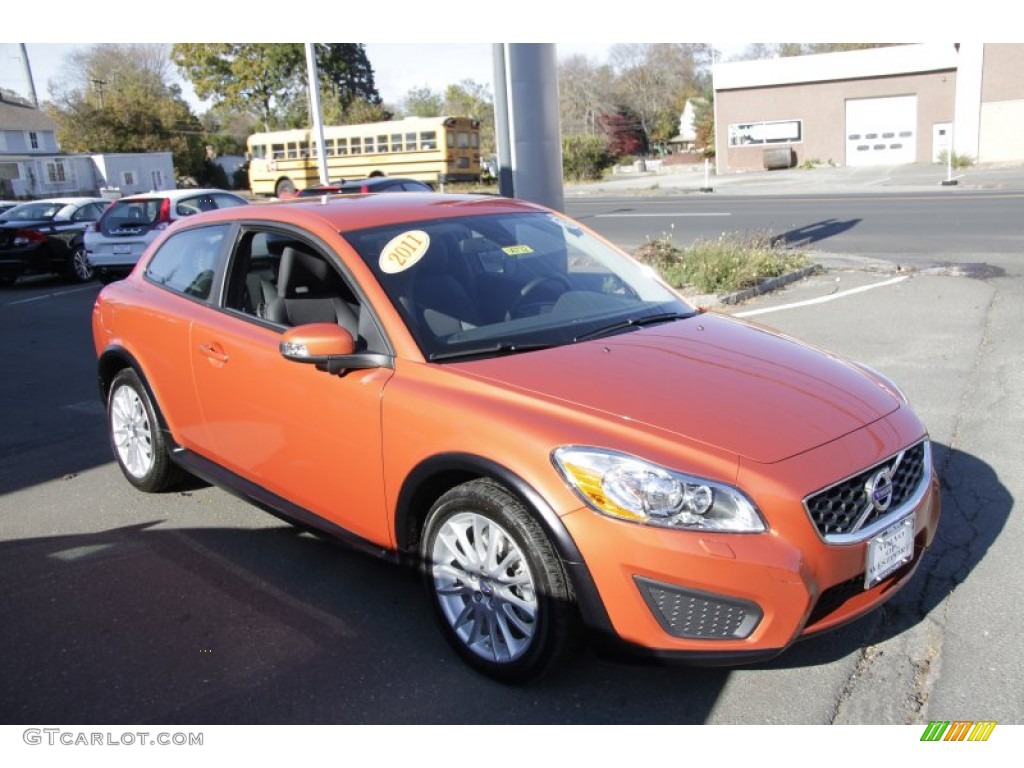 Orange Flame Metallic 2011 Volvo C30 T5 Exterior Photo #56906698