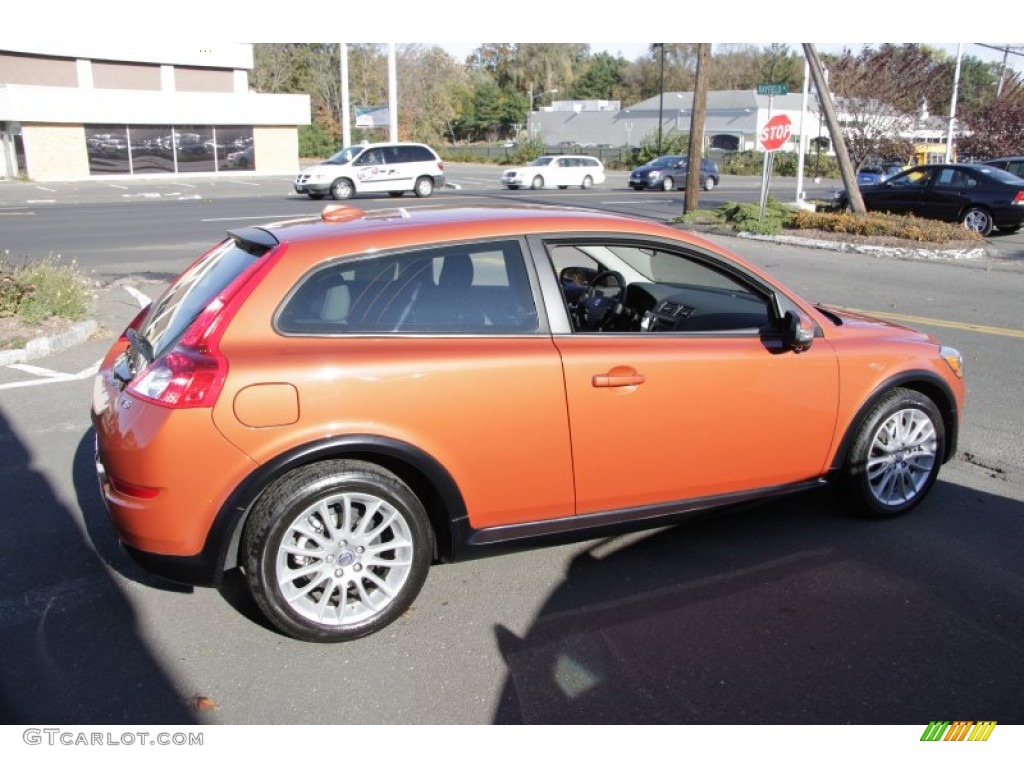 2011 C30 T5 - Orange Flame Metallic / Off Black T-Tec photo #4