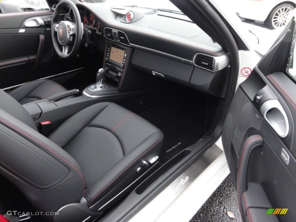 2012 911 Turbo Coupe - Carrara White / Black photo #17