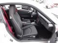 Passengers Seat in Black Leather w/Red Stiching