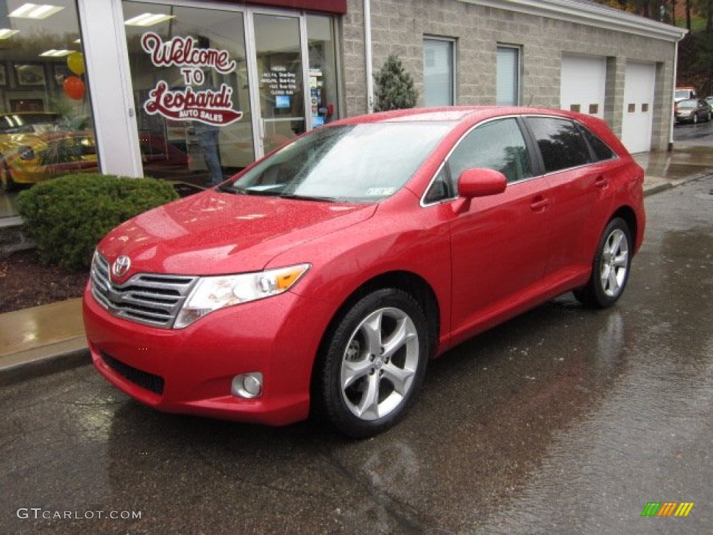 2009 Venza V6 - Barcelona Red Metallic / Gray photo #1