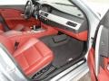 Indianapolis Red Interior Photo for 2006 BMW M5 #56908432