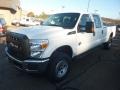Oxford White - F350 Super Duty XL Crew Cab 4x4 Photo No. 8