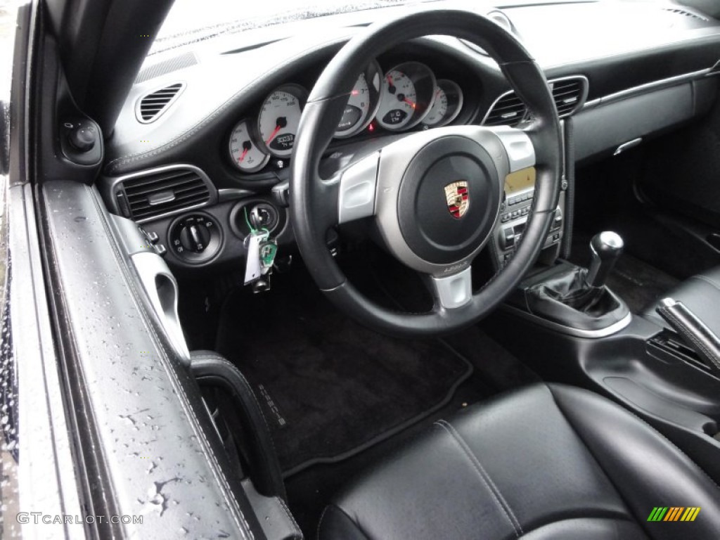 Black Interior 2005 Porsche 911 Carrera S Coupe Photo #56908804