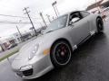 Platinum Silver Metallic 2012 Porsche 911 Carrera 4 GTS Coupe