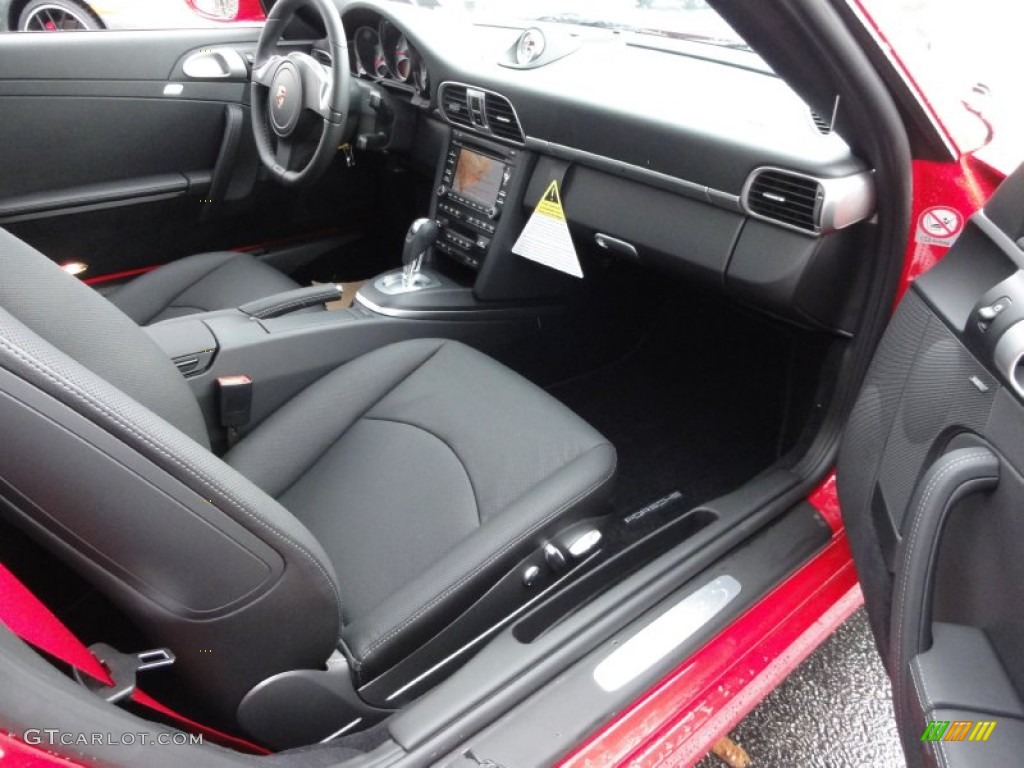Black Interior 2012 Porsche 911 Carrera S Coupe Photo #56909425
