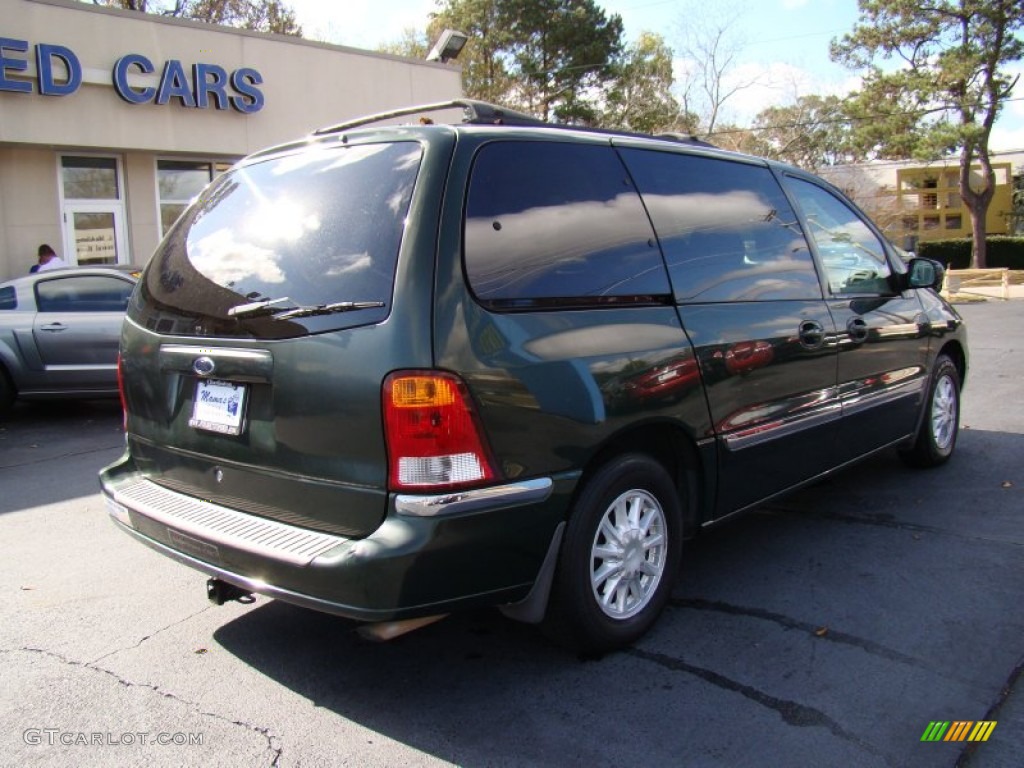 1999 Windstar SE - Woodland Green Metallic / Medium Parchment photo #9