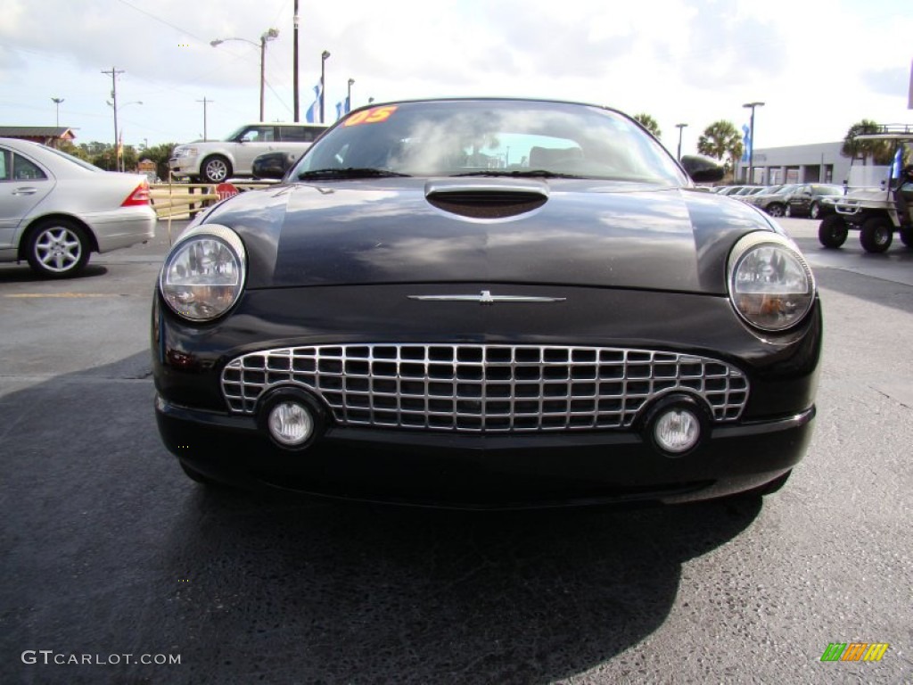Evening Black 2005 Ford Thunderbird Deluxe Roadster Exterior Photo #56909744