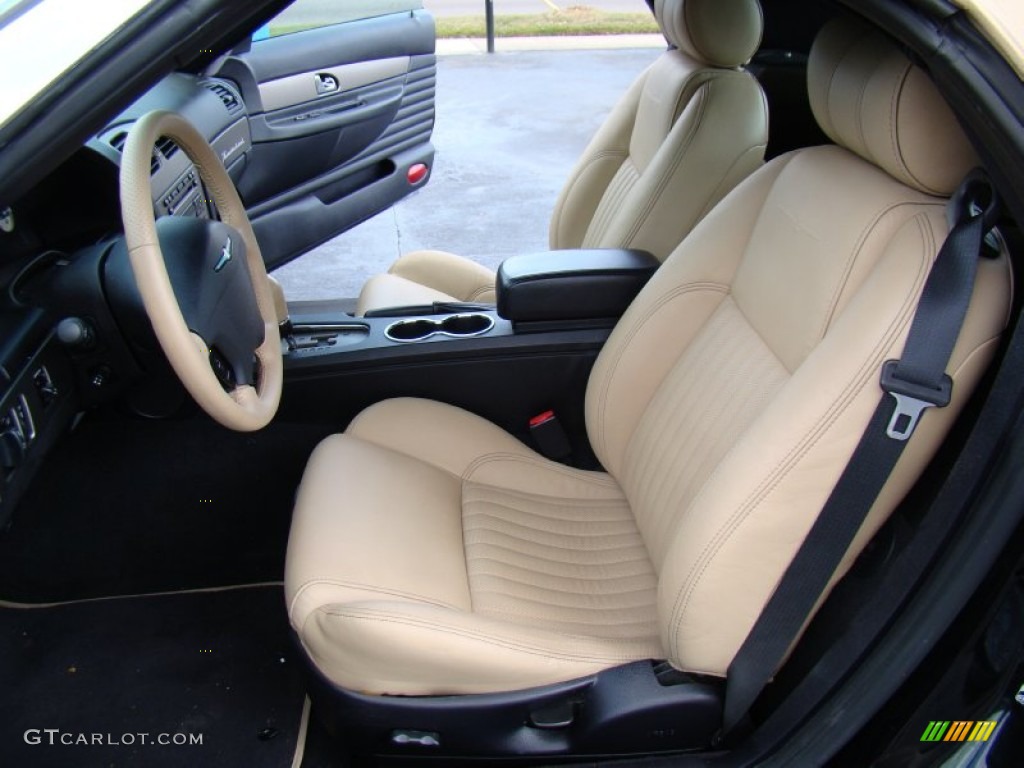 Black Ink/Light Sand Interior 2005 Ford Thunderbird Deluxe Roadster Photo #56909820