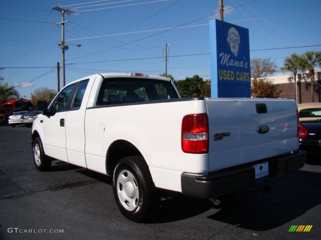 2007 F150 XL SuperCab - Oxford White / Medium Flint photo #6