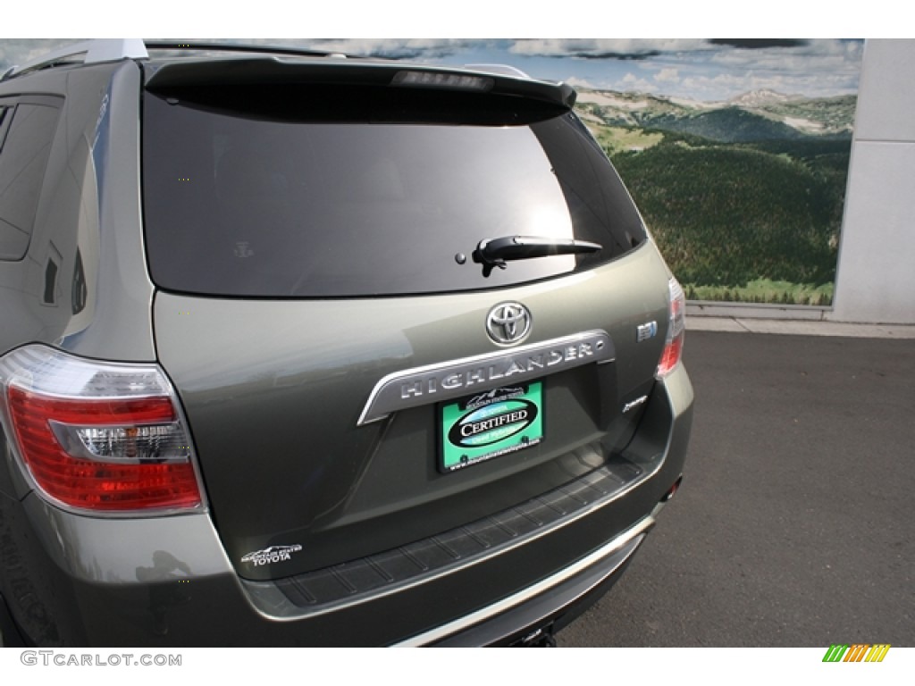 2010 Highlander Hybrid Limited 4WD - Cypress Green Pearl / Sand Beige photo #20