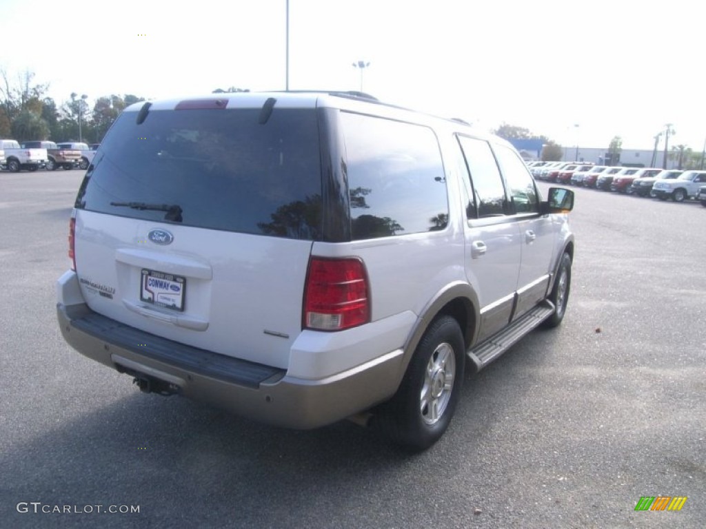 2003 Expedition Eddie Bauer 4x4 - Oxford White / Medium Parchment photo #5