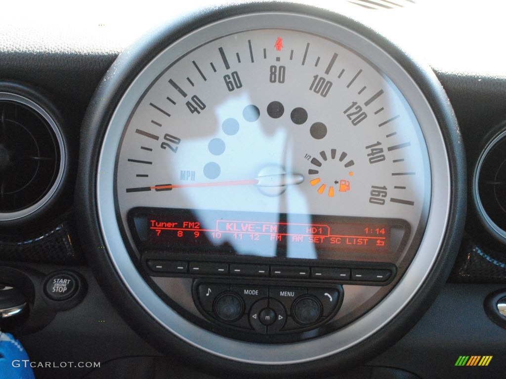 2011 Cooper S Hardtop - Midnight Black Metallic / Checkered Carbon Black/Black photo #21