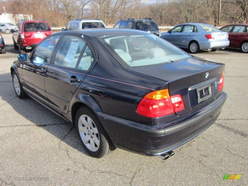 2001 3 Series 325i Sedan - Orient Blue Metallic / Grey photo #5
