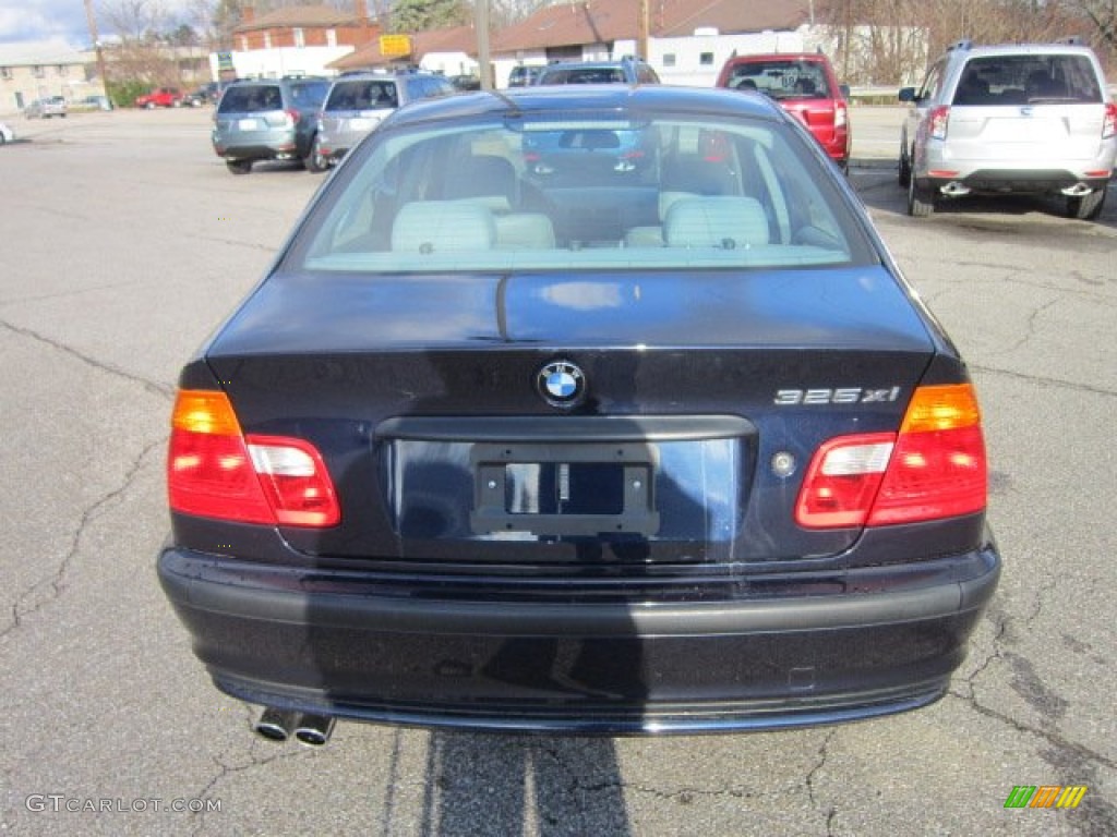 2001 3 Series 325i Sedan - Orient Blue Metallic / Grey photo #6