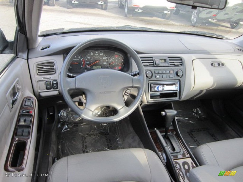 1999 Accord EX Sedan - Flamenco Black Pearl / Gray photo #15