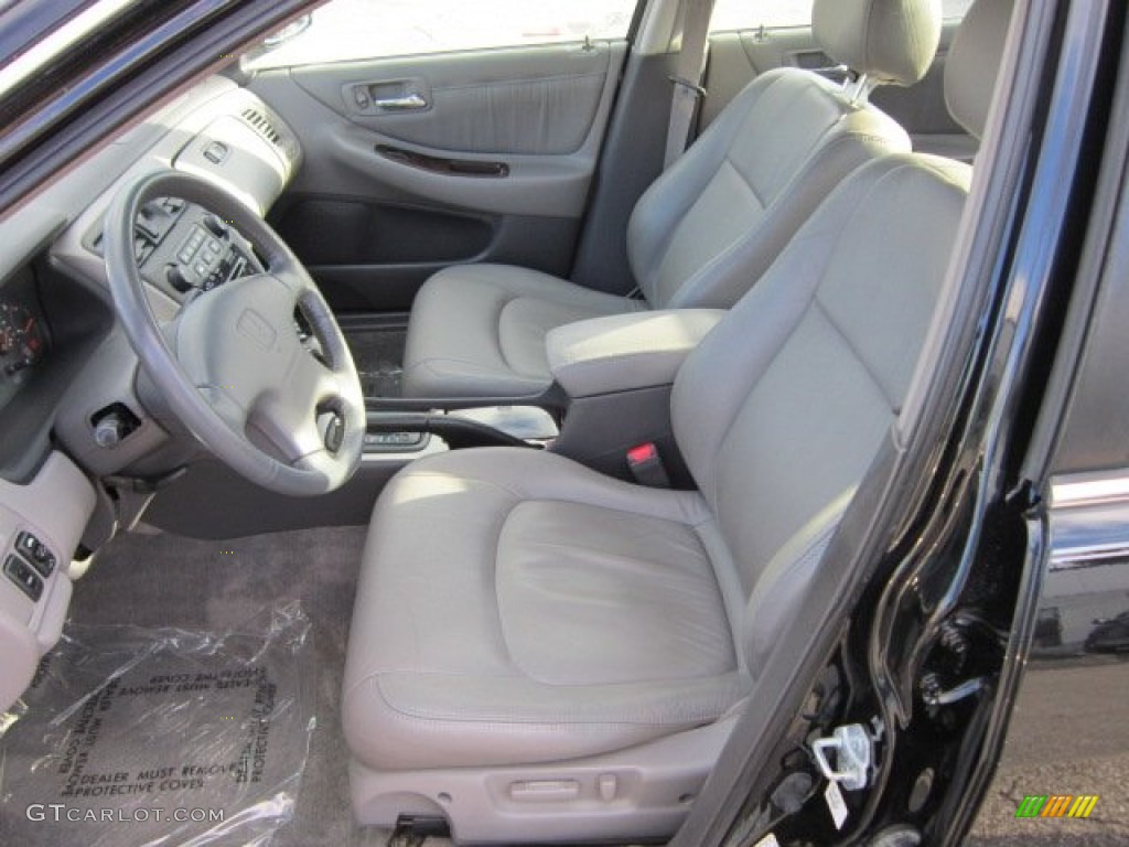 1999 Accord EX Sedan - Flamenco Black Pearl / Gray photo #16