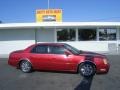 2002 Crimson Pearl Cadillac DeVille DTS  photo #1
