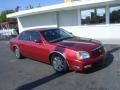 2002 Crimson Pearl Cadillac DeVille DTS  photo #2