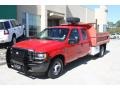 2002 Red Ford F350 Super Duty XL Crew Cab  photo #16