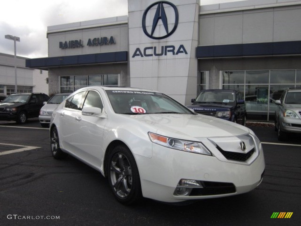 White Diamond Pearl Acura TL