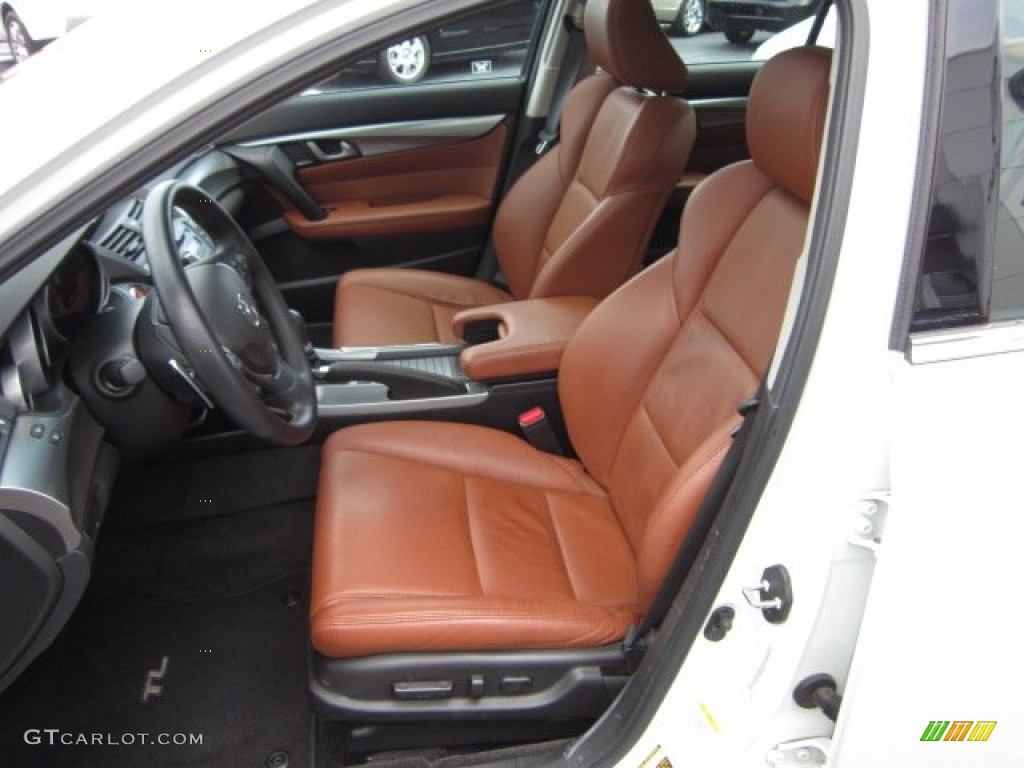 Umber Brown Interior 2010 Acura TL 3.7 SH-AWD Technology Photo #56917489