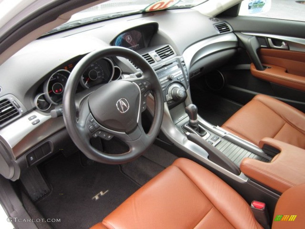 Umber Brown Interior 2010 Acura TL 3.7 SH-AWD Technology Photo #56917495