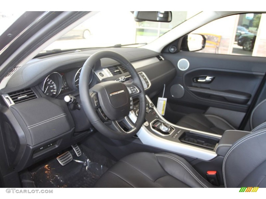 2012 Range Rover Evoque Dynamic - Sumatra Black Metallic / Dynamic Ebony/Cirrus photo #4